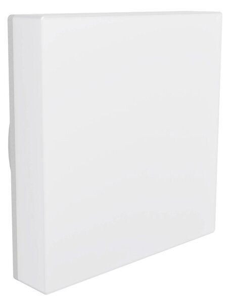 Applique Quadrata sensore di Movimento 2xE27 a Luce Diffusa IP65 Bianca