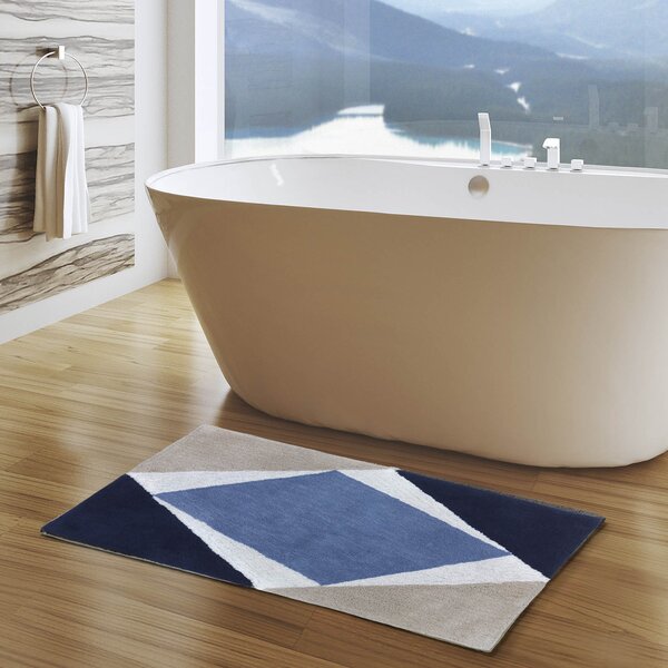 Tappeto Bagno 50X80 Calgary BLU Cotone Caleffi