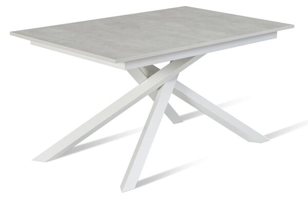 Tavolo Allungabile 140/190x90x76 cm in Melaminico Pulse Bianco