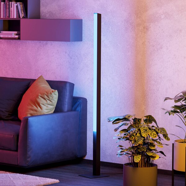 EGLO connect Simolaris-Z piantana LED Connect Simolaris-z, dimmerabile, Nero, Soggiorno / Sala da pranzo, Metallo, Moderno
