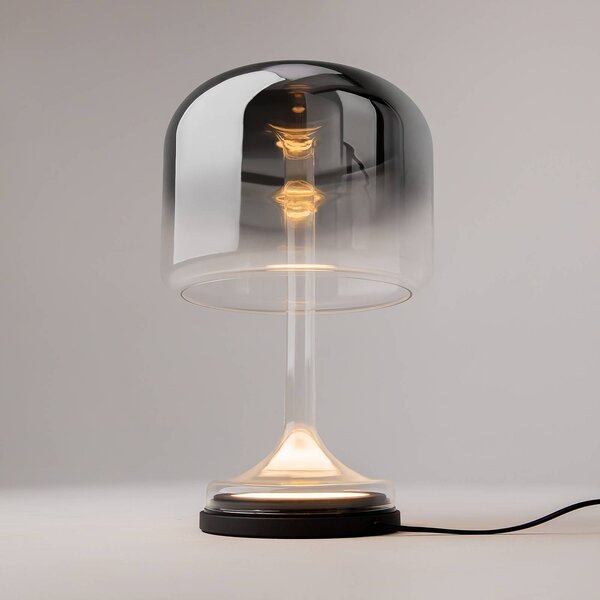 Maytoni Lampada da tavolo a LED Spirito, Alluminio / Grigio / Zincato, Soggiorno / Sala da pranzo, Vetro, Lampada da tavolo LED