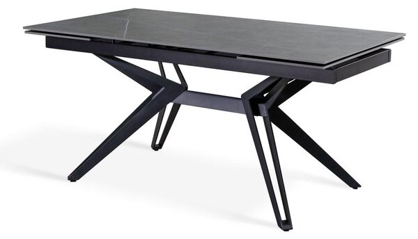 Tavolo Allungabile 160/240x90x76 cm in Ceramica Match 3 Grigio Opaco