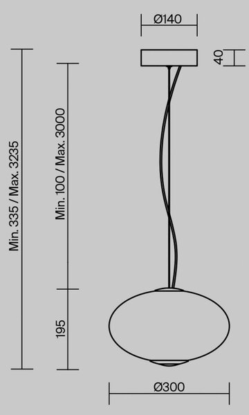 Maytoni Lampada a sospensione in vetro Bruma, dimmerabile, Bianco / Opale, Soggiorno / Sala da pranzo, Vetro, Lampada a sospensione