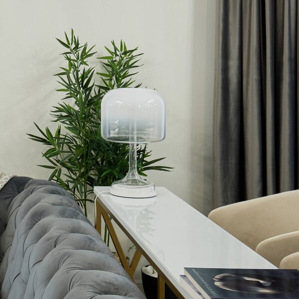 Maytoni Lampada da tavolo a LED Spirito, Bianco / Opale, Soggiorno / Sala da pranzo, Vetro, Lampada da tavolo LED