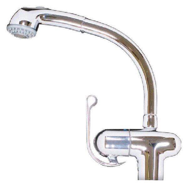 Rubinetto Cucina Miscelatore Monocomando Lavello in Ottone Majestic Cromato