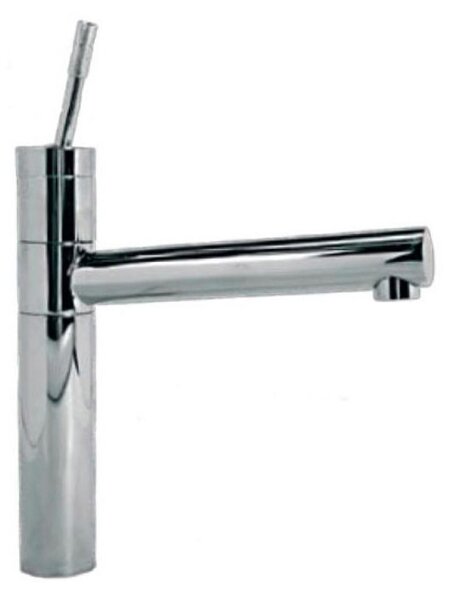 Rubinetto Cucina Miscelatore Monocomando Lavello in Ottone Vercelli Cromato