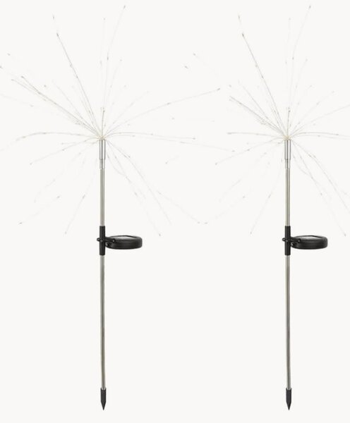 Set di 2 faretti solari a LED Fireworks