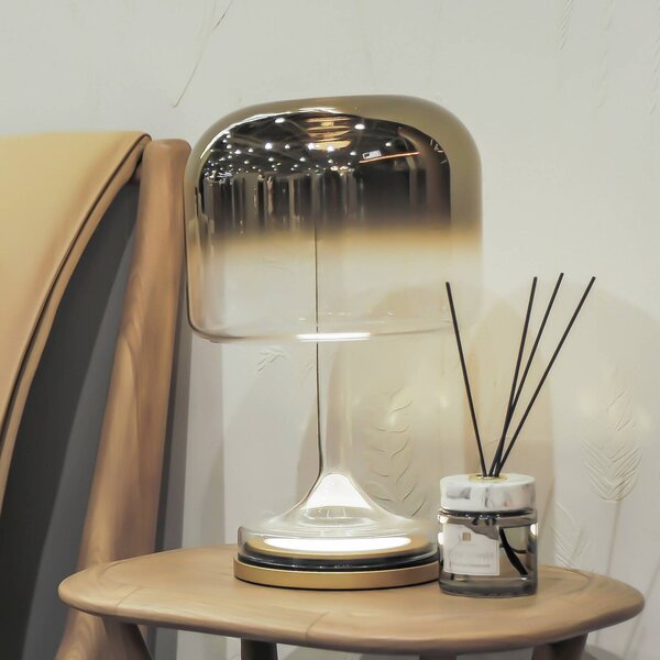 Maytoni Lampada da tavolo a LED Spirito, Ottone / Oro, Soggiorno / Sala da pranzo, Vetro, Lampada da tavolo LED