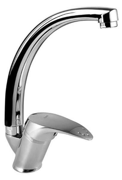 Rubinetto Cucina Miscelatore Monocomando Lavello in Ottone V2 Cromato
