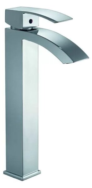 Rubinetto Miscelatore Monocomando Lavabo in Ottone Riga Cromato
