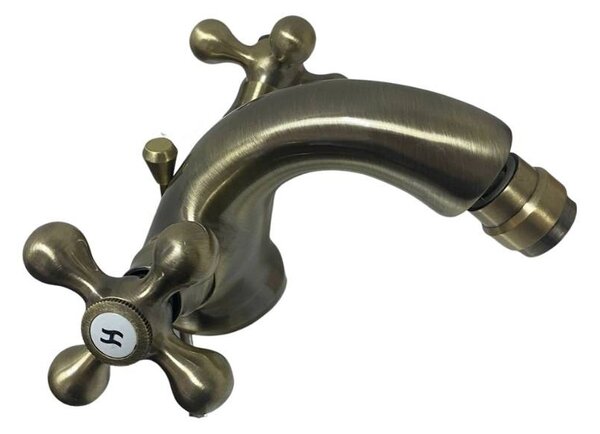 Rubinetto Miscelatore Bidet in Ottone Lecce Barocco Antico