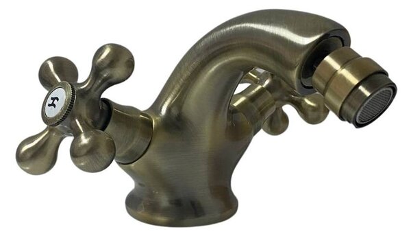 Rubinetto Miscelatore Bidet in Ottone Lecce Barocco Antico