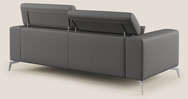 Blade Divano moderno con poggiatesta reclinabili in Ecopelle T04 antra
