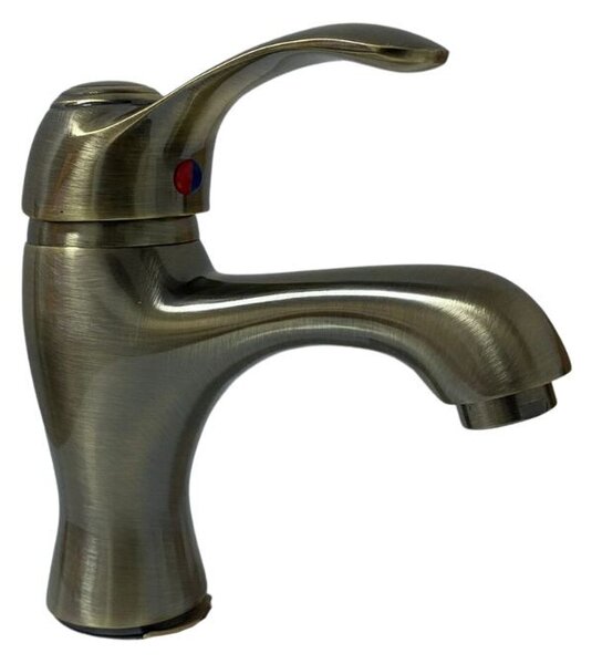 Rubinetto Miscelatore Monocomando Lavabo in Ottone Bologna Antico