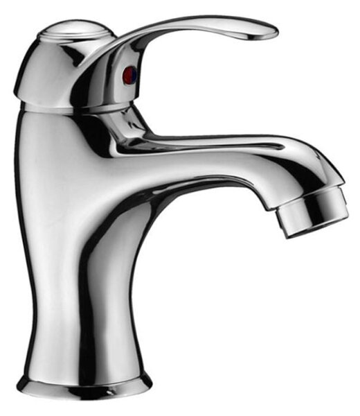 Rubinetto Miscelatore Monocomando Lavabo in Ottone Bologna Cromato