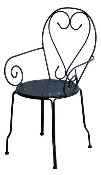 Sedia da Giardino 49x48xh90 cm in Metallo New Old Antracite