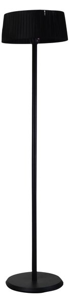Stufa Elettrica ad Infrarossi da Esterno Ø50xh205 cm 1500W in Alluminio e Acciaio Nero