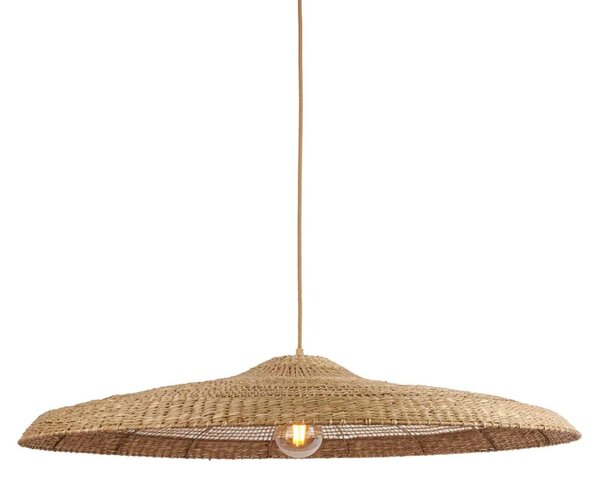 GOOD&MOJO - Lampada a sospensione Santorini - Marrone - Ø75x250 cm - Lampada a sospensione - Lampada da tavolo da pranzo - Lampada da soggiorno - Lampada da camera da letto - Soggiorno