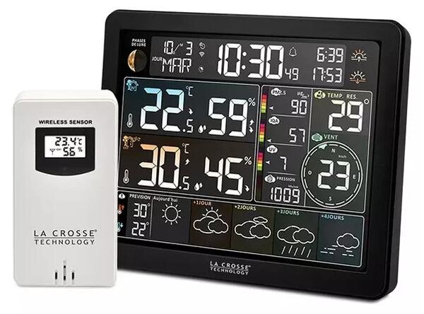 Stazione meteorologica nera La crosse technology SW405-BLA