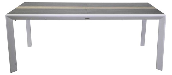 Tavolo Allungabile da Giardino 200/300,5x104xh76 cm in Alluminio Riverside Bianco