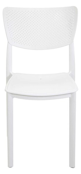 Sedia 44x53xh84 cm in Polipropilene Alezio Bianco