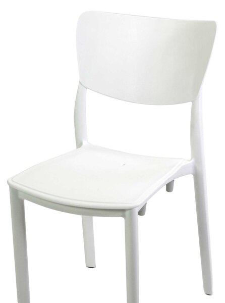Sedia 44x53xh84 cm in Polipropilene Damla Bianco