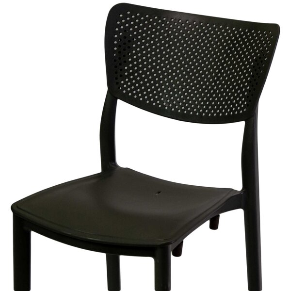 Sedia 44x53xh84 cm in Polipropilene Alezio Antracite