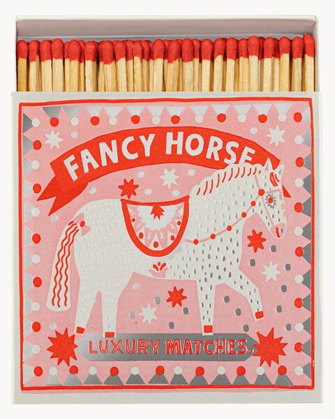 Scatola di fiammiferi di design Fancy Horse