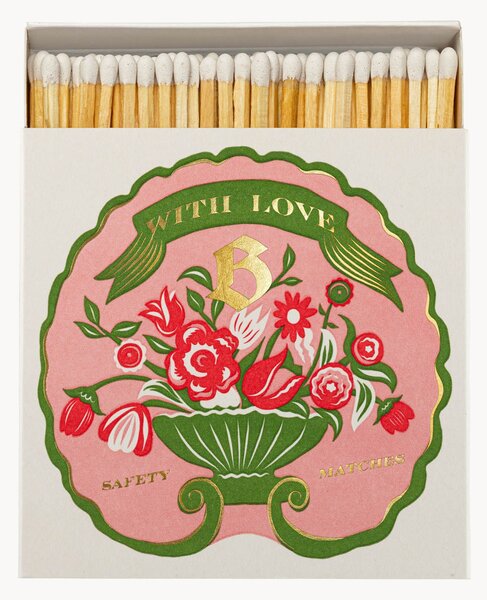 Scatola di fiammiferi di design Blumenhaus
