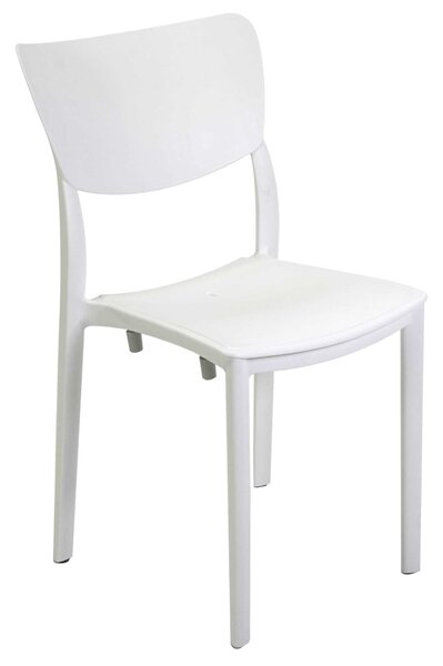 Sedia 44x53xh84 cm in Polipropilene Damla Bianco