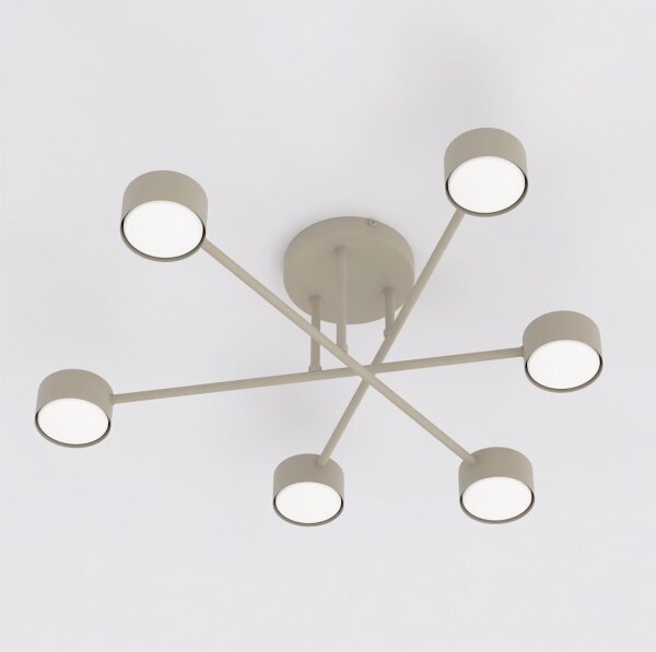 Plafoniera HALO 6xGX53/10W/230V beige