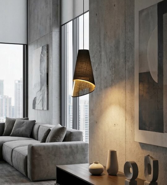 Lampadario a sospensione su cavo MODA 1xE27/15W/230V nero/oro