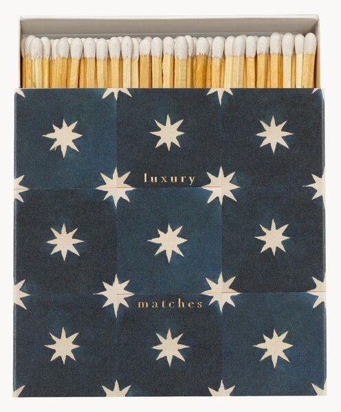 Scatola di fiammiferi di design Navy Star Tile