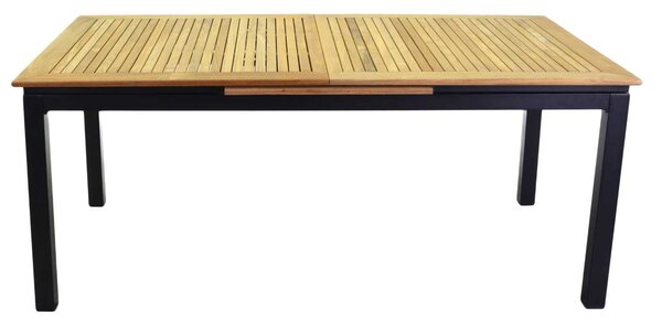 Tavolo Allungabile da Giardino 180/240x100xh76 cm in Alluminio Idaho Plus Antracite