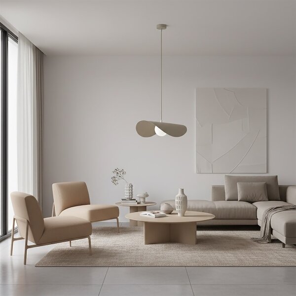 Lampada a sospensione su cavo RITUAL 1xG9/8W/230V beige