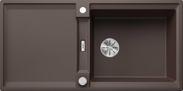 BLANCO ADIRA XL 6 S lavello da incasso SILGRANIT da 60 cm con comando a distanza dello scarico, con accessori