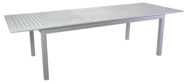 Tavolo Allungabile da Giardino 220/280x100xh75 cm in Alluminio Monterey Bianco