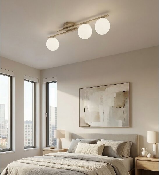 Plafoniera KAIRO 3xE14/10W/230V beige