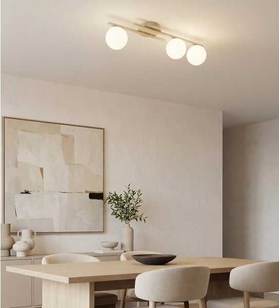 Plafoniera KAIRO 3xE14/10W/230V beige