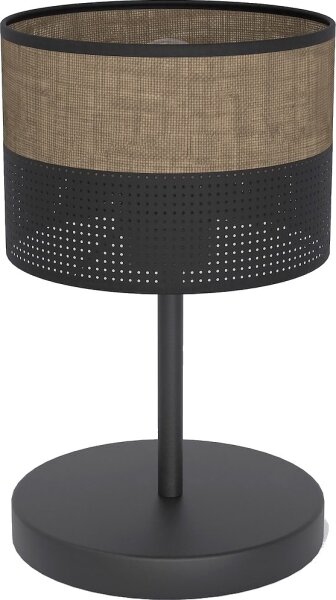 Lampada da tavolo KARBON 1xE27/15W/230V nero/marrone