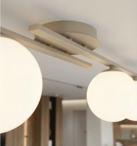 Plafoniera KAIRO 3xE14/10W/230V beige
