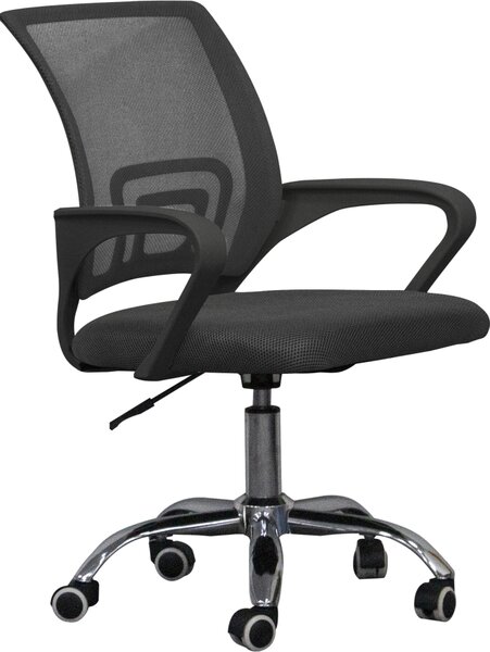 Sedia da ufficio VDD - nera - ergonomica - regolabile in altezza