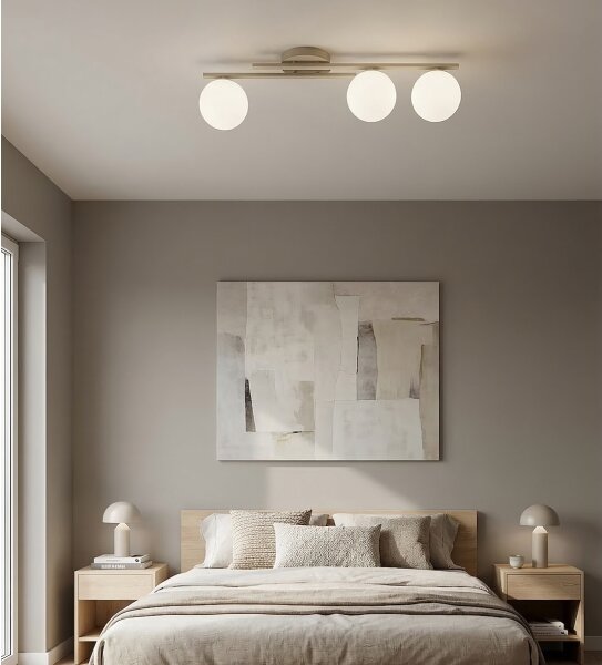 Plafoniera KAIRO 3xE14/10W/230V beige