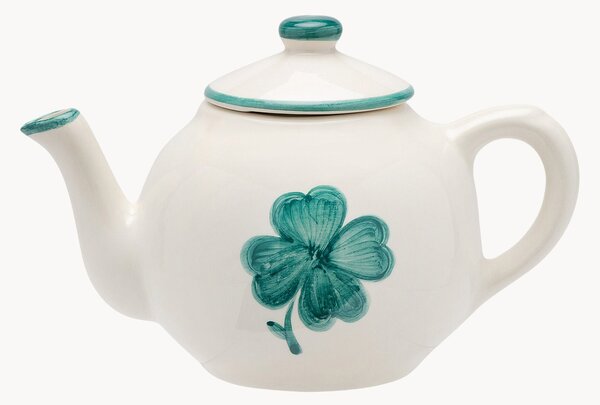 Teiera dipinta a mano Shamrock, 600 ml