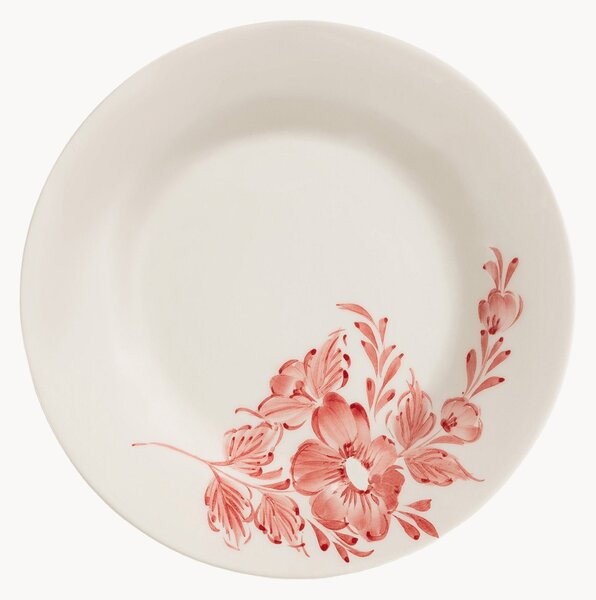 Piatto da colazione fatto a mano Whimsical Rose