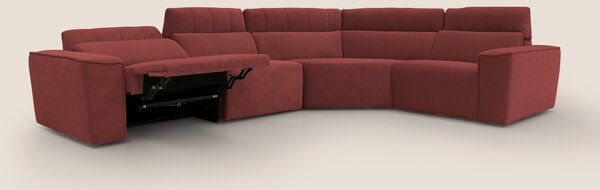 Clark Divano modulare angolare REVERSIBILE con opzione relax elettrico