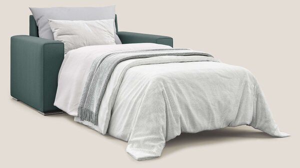 Dream poltrona letto in tessuto smacchiabile T05 verde