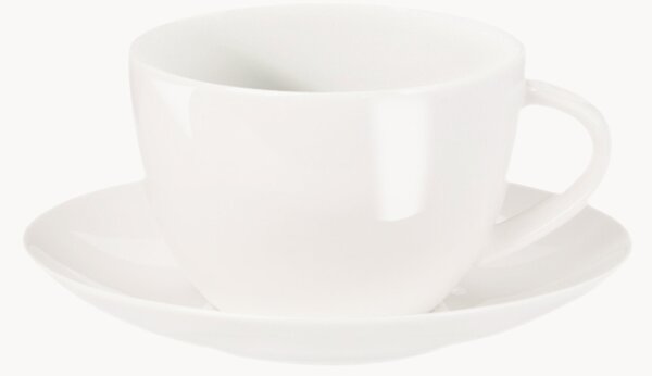 Tazzina con piattino in Fine Bone China Patricia