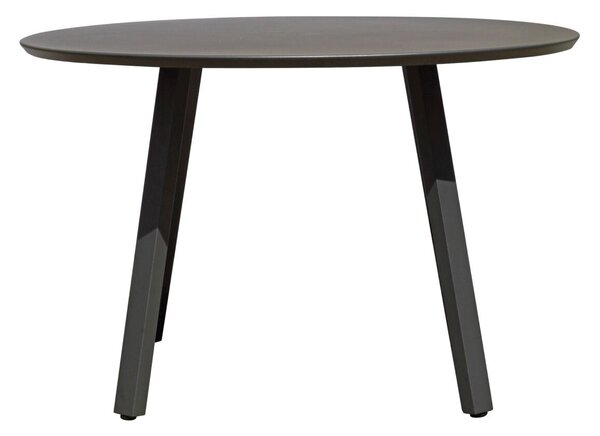 Tavolo da Giardino Ø120 cm Alberese in Alluminio Antracite