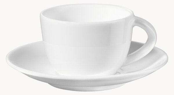 Tazzina con piattino in Fine Bone China Patricia